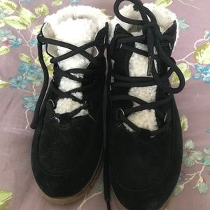 Sorel Women's Harlow Lace Cozy waterproof suede bootie size 6 1/2